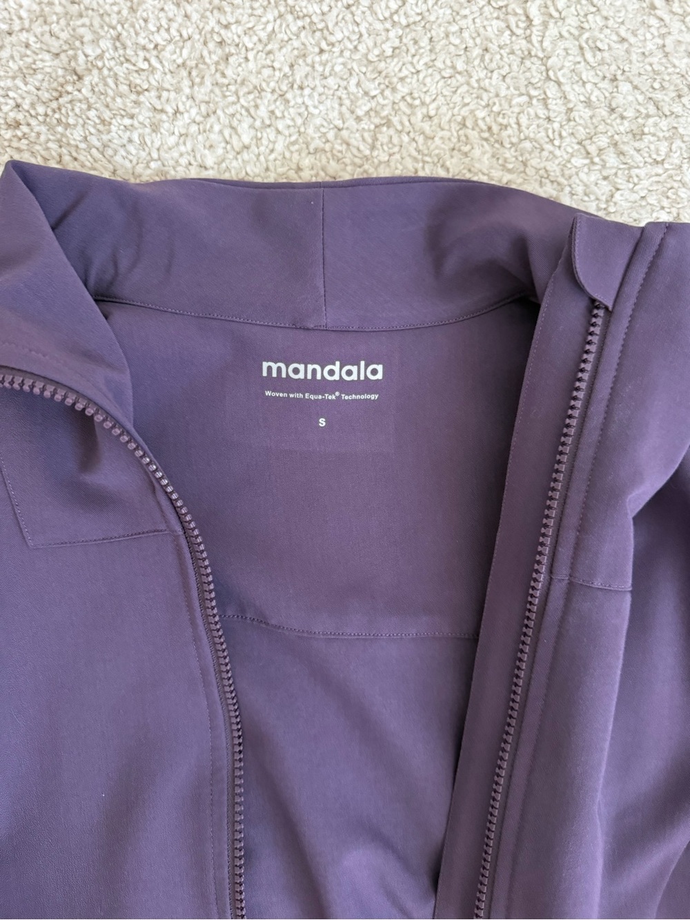 Mandala Dewberry Scrub Set - Top, Jacket & Jogger Pants - Picture 3 of 5
